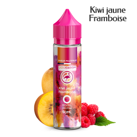 Kiwi jaune Framboise 50ml-Liqudarom